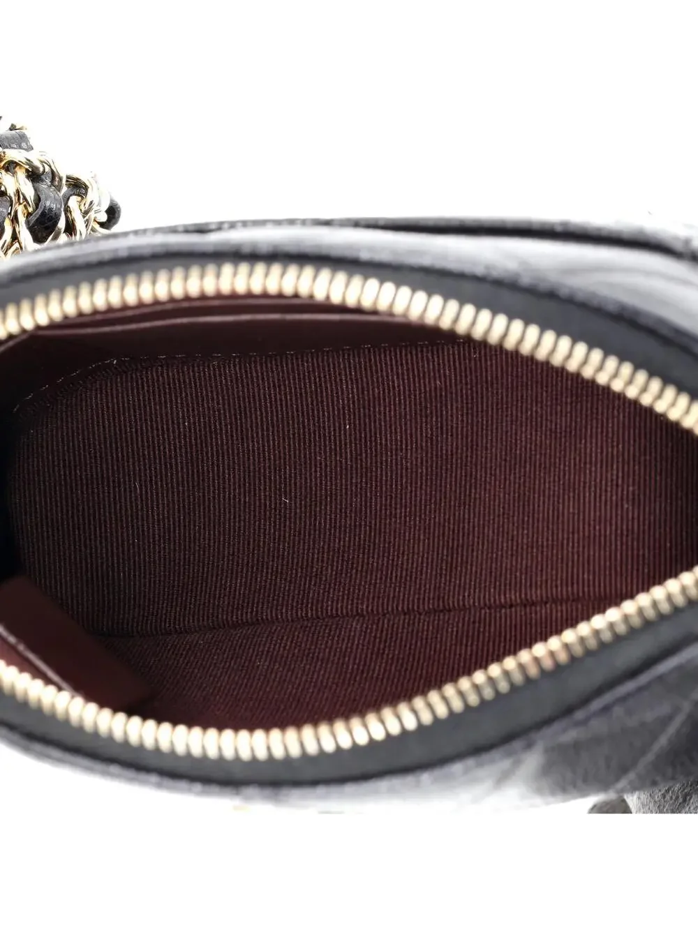 Chanel Cc Dome Zip Clutch With Chain #279533C47B